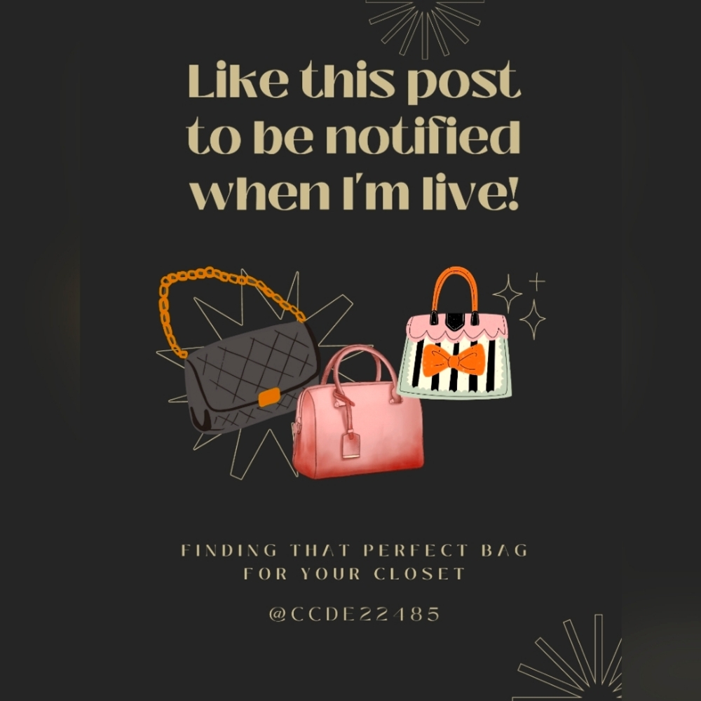 Like this post to be notified when I am live!